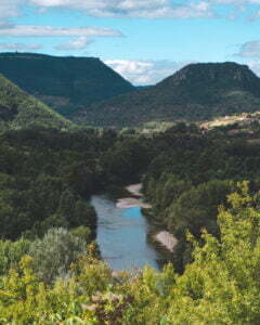 Rivier in Gorges du Tarn