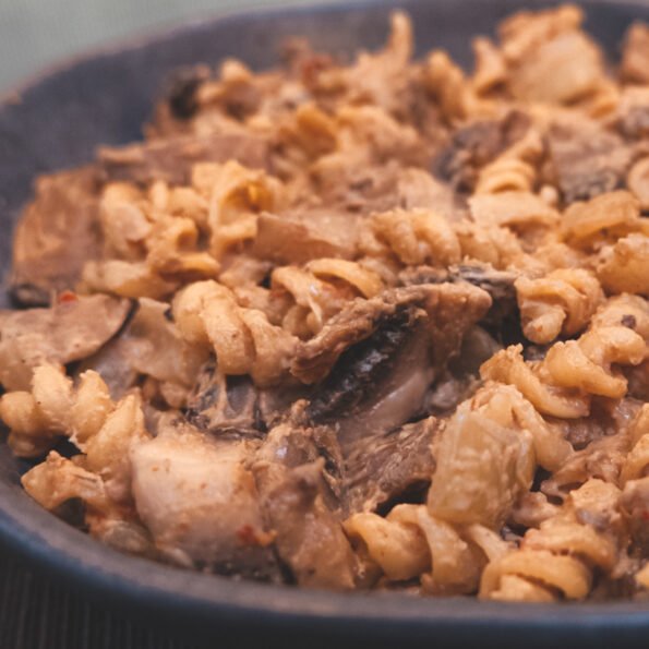 Creamy Garlic Mushroom Pasta