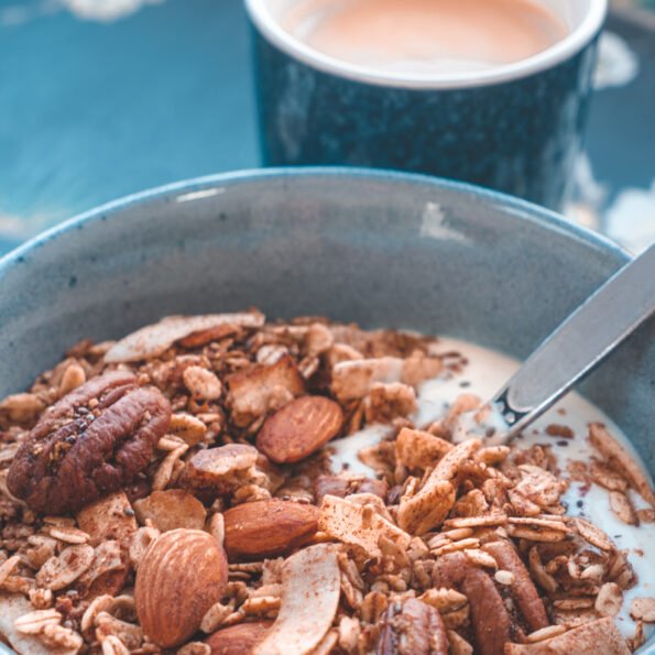 Makkelijke Pan Geroosterde Muesli