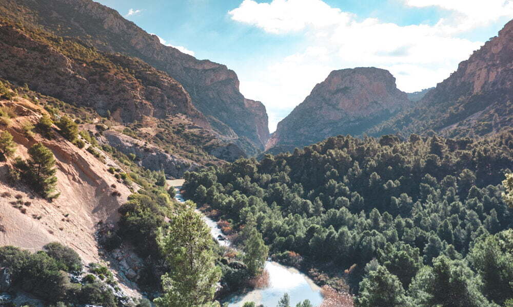 Uitzicht Caminito del Rey