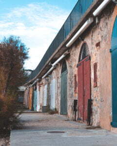 colorful doors