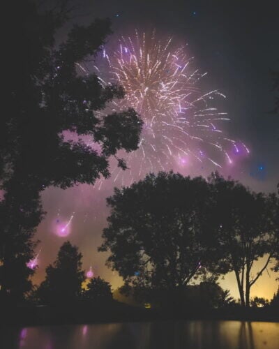 feux d'artifice depuis le camping-car rocroi