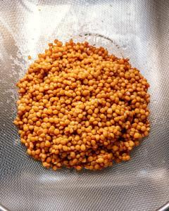 Rinse Lentils