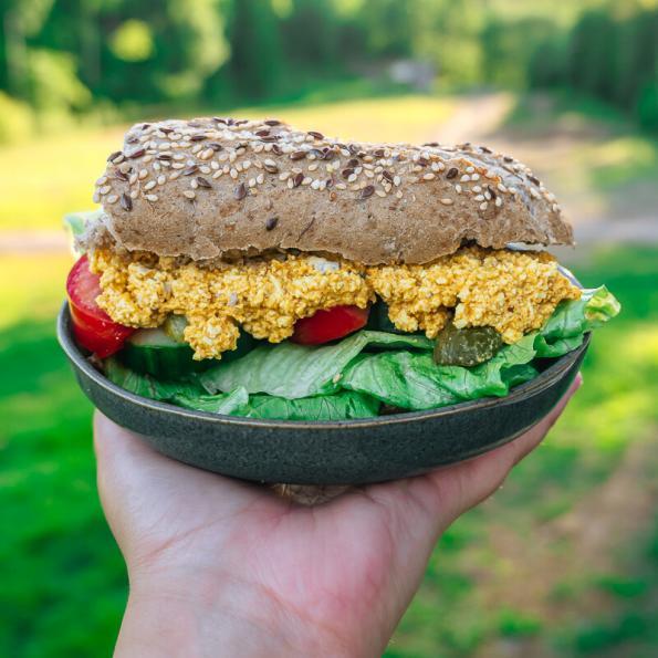 Simple Tofu Salad Sandwich