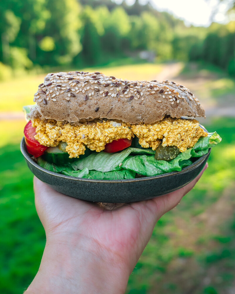 Simple Tofu Salad, For Traveling and on the Ultimate Hike