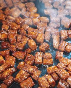 Tempeh in Pan