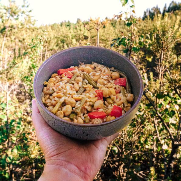 Green bean and Chickpea Curry