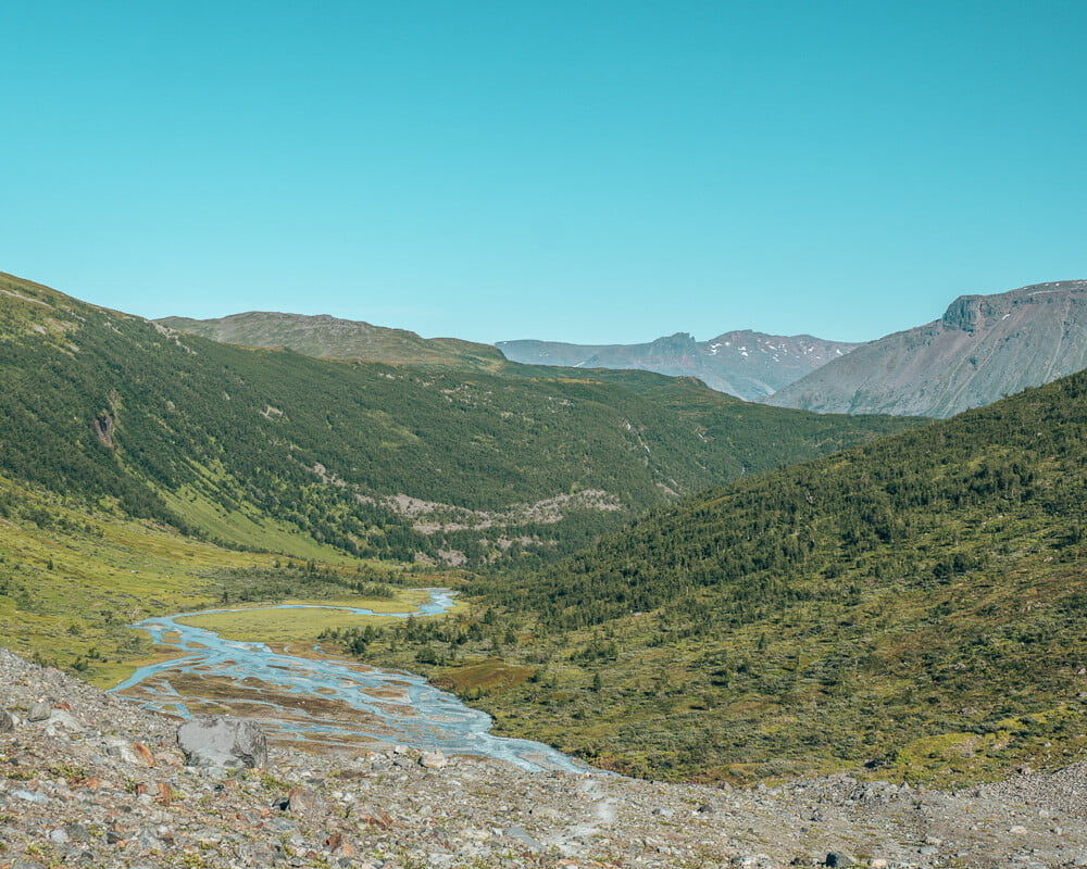 Steindalsbreen glacier, Astonishing hike on the Lyngenfjord