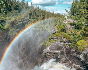 Hallingsfallet regenboog