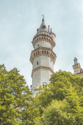 witte toren van kasteel Neuschwanstein 