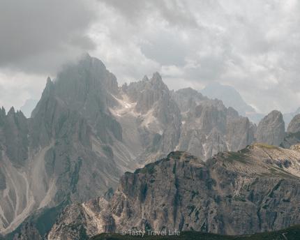 Uitzicht op het Misurina-berggebied