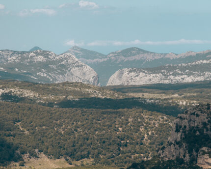 Gorropu-canyon uitzicht vanaf Monte Santu Juvanne