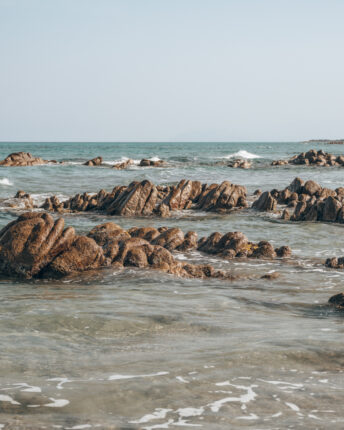 Beautiful crystal clear sea in Sardinia