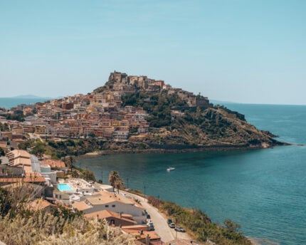 Castle Erik little mermaid filming location in Sardinia. 