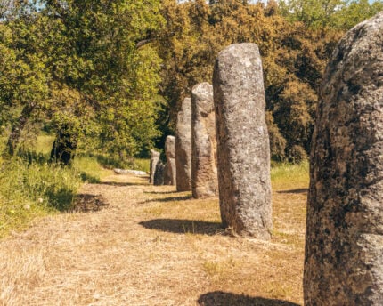 Nuragic stones in Sardinia. 